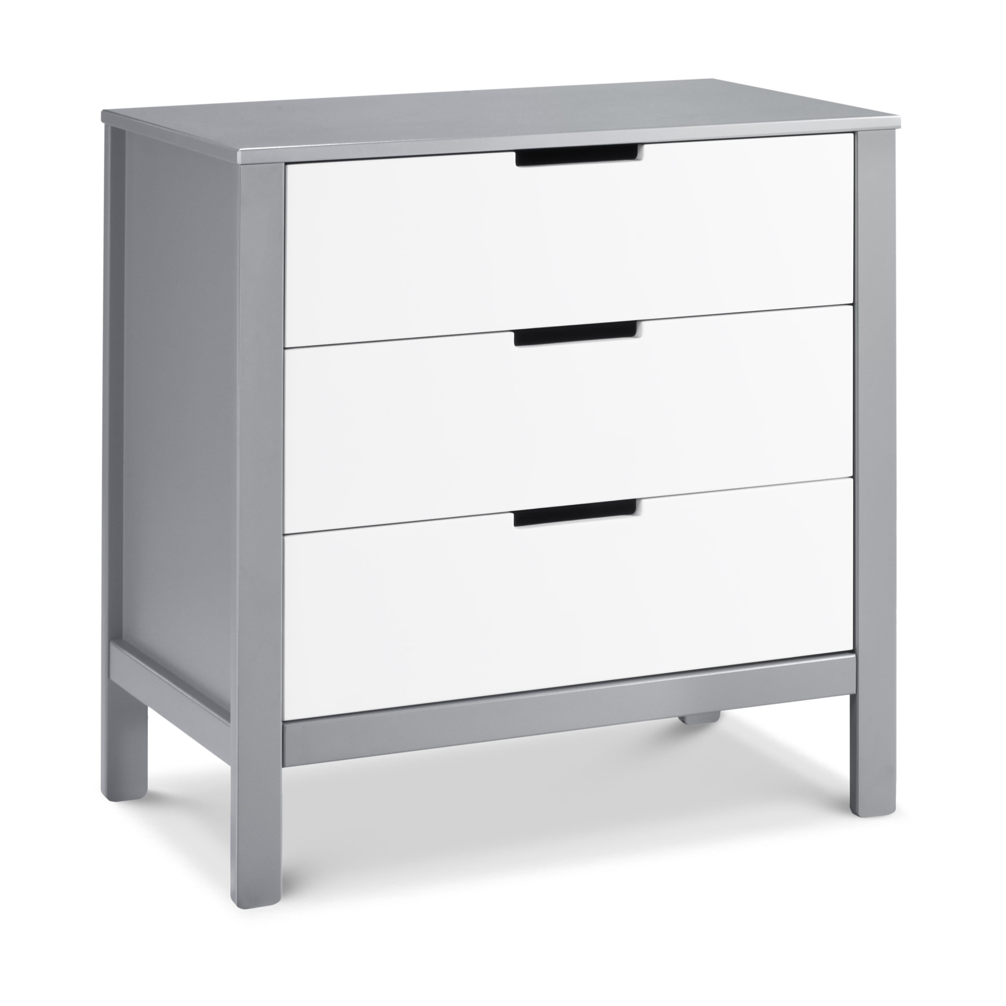 Carter's by DaVinci Colby 3Drawer Dresser in Gray and White
