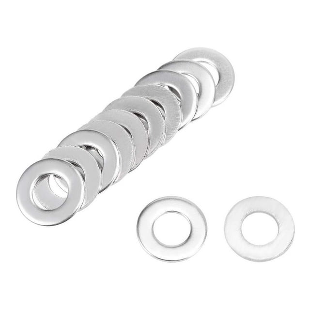 Pièces Laveuse, Écrous de Matériel, Laveuses, 50 Pcs Laveuse Plate en Acier Inoxydable 304 pour Vis Boulon