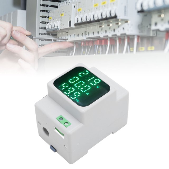 DIN Rail Energy Meter, Digital Multi Function Energy Meter for Power Plants