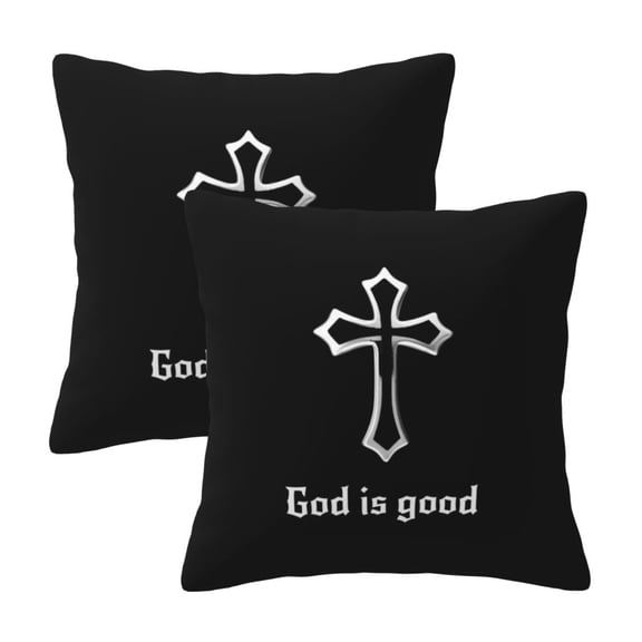 God Is Good Decorative Cushion Covers Pillow Covers 2 Pack