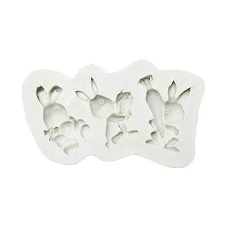

Easter Silicone Easter Bunny Egg Aromatherapy Plaster Cake Decoration Fondant