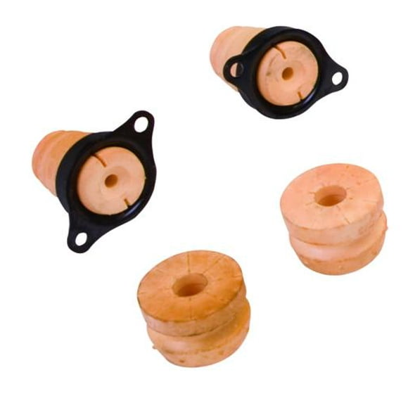 Fits 2005-2014 Ford Mustang Ford Performance Bump Stop M-5570-A GM Style Stud Mount; Polyurethane; Yellow; Not For Sale On Pollution Control Vehicles