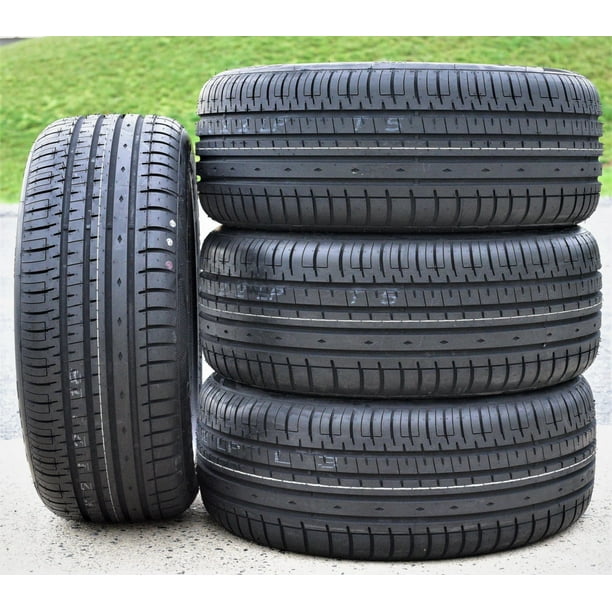 Set of 4 (FOUR) Accelera Phi-R 195/50R16 84V A/S Performance Tires ...
