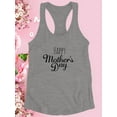 thumbnail image 3 of Mothers Day Thin Lettering Racerback Tank Women -Image by Shutterstock, Female Medium, 3 of 4