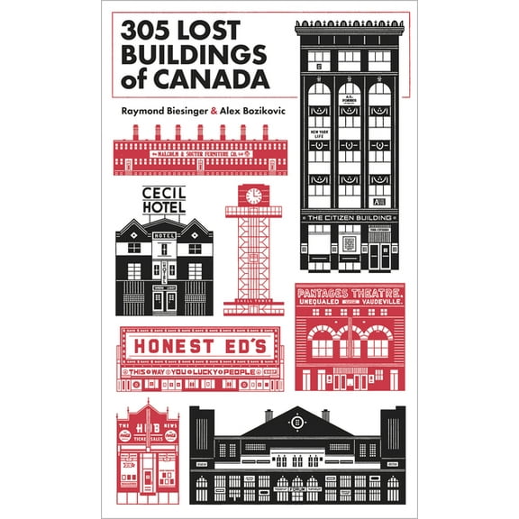 305 Lost Buildings of Canada (Paperback)