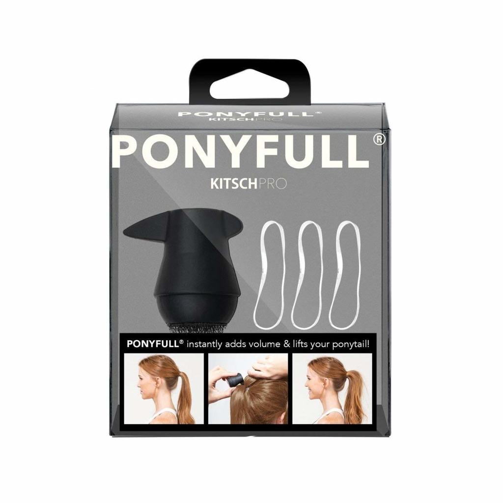 Kitsch Pro Ponyfull Hair Accessory, Ponytail Holder, Hair Tie (Dark