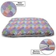thumbnail image 3 of Abstract Pet Bed, Continuous Circular Elements Hand Drawn Round Symbols in Pastel Tones Pattern, Chew Resistant Pad for Dogs and Cats Cushion with Removable Cover, 24" x 39", Multicolor, by Ambesonne, 3 of 4