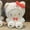 25cm2, variant on Big Sanrio Plush Toys Hello Kitty My Melody Kuromi Transform Into A Panda Throw Pillow Cushion Doll Girl kids Xmas birthday gift