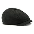 thumbnail image 4 of Fgnfyis Men's Corduroy Fabric Hat Retro Spring Fall Classic Eight-Panel Beret for Men and Women's Hats Black, 4 of 5