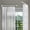 White, variant on 0.625 in. Dia. Swing Curtain Rod, Black - 17-26 in.