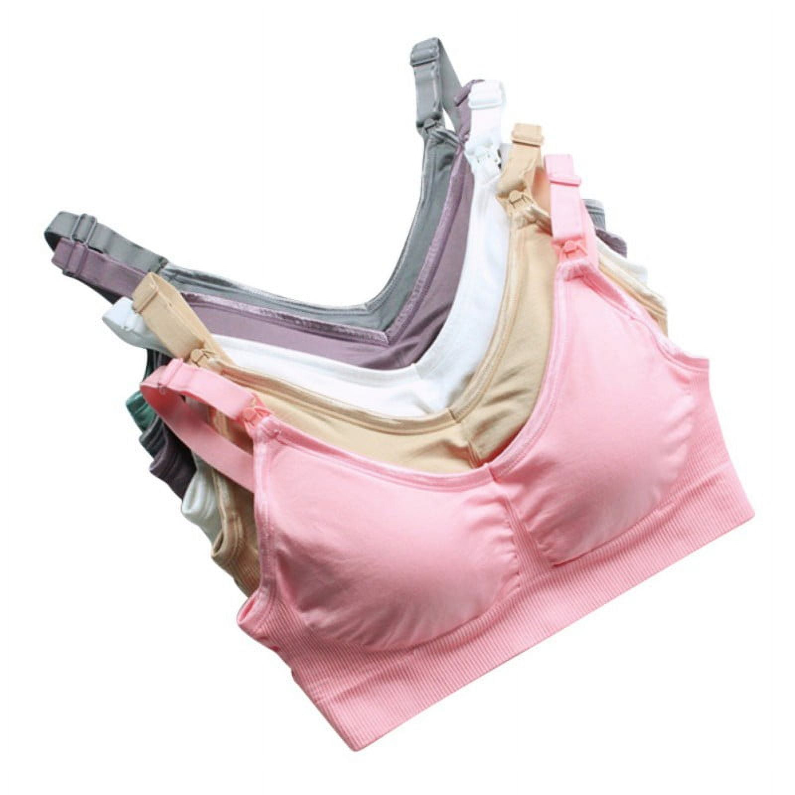Breastfeeding Clothing Breathable Air Bra Dupepe Bandeau Top Cotton Bras 34  Breastfeeding Bralette Breast Pad 42 Sport Purple : : Fashion