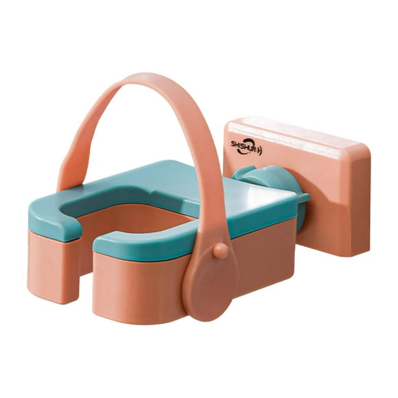 Soporte para secador de pelo montado en pared Sunnimix Organizador de caja de almacenamiento plástico naranja