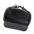 thumbnail image 1 of Hombres Mujeres Invierno Trapper Warm Russian Ski Baseball Hat - gris, tal se describe Sunnimix Sombrero de bombardero trampero, 1 of 8