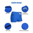 thumbnail image 3 of Swimwear COOFANDY, pantalones cortos tipo bóxer para hombre, color azul, 3 of 6