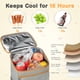 thumbnail image 3 of Mochila refrigeradora OCKLILY 50 latas, 30 L, a prueba de fugas, gris, 3 of 7