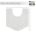 thumbnail image 3 of HOME WEAVERS Waterford Collection Cotton Contour Rug, 20" x 20", Light Gray, 3 of 9