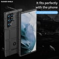 thumbnail image 3 of Slim Fit Case for Samsung Galaxy S23 Ultra (Not Fit S23),Rugged Shield Phone Case with Military Grade Shockproof,Drop-Tested and Camera Lens Protection Cover for Galaxy S23 Ultra, HD Black, 3 of 8