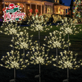 thumbnail image 3 of 60 LED 8IN1 Solar Firework Lights Outdoor Total 480 LED Landscape Lights for Garden Party Decor, 3 of 6