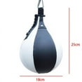 thumbnail image 2 of Balle de Vitesse de Boxe en Forme de Poire Sac de Vitesse en PU Sac de Punching de Boxe Balle de Vitesse Pivotante Exercice Mise en Forme Entraînement Balle, 2 of 6