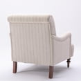 thumbnail image 3 of Sylvia Sea Oat Striped Arm Chair 81518, 3 of 9