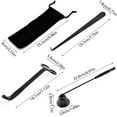 thumbnail image 2 of Candle Accessory Set Multifunctional Stainless Steel Candle Care Tools Kit Candle Snuffer Wick Trimmer and Dipper with Velvet, 2 of 6