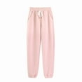 thumbnail image 1 of Kmbangi Women Harem Pants Casual Solid Color Trousers with Drawstring Pocket, 1 of 1