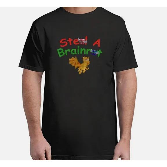 VINTAGE Steal A Brainrot Dragon Cannelloni Gamer Design For Adult S-45XL T-Shirt