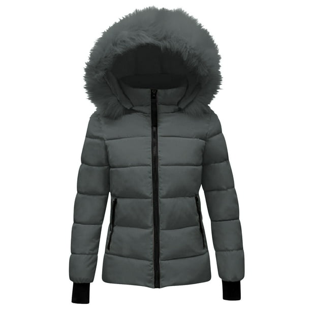 Chaquetas y abrigos casuales de manga larga con capucha Chaqueta de invierno para mujer con capucha en la cintura y para superar las capas exteriores de manga larga Abrigo de mujer