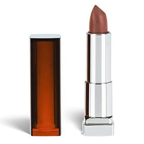 Maybelline Color Sensational Lipstick, Lip Makeup, Cream Finish, Hydrating Lipstick, Nude, Pink, Red, Plum Lip Color, Nearly There, 0.15 oz. (Packaging May Vary)