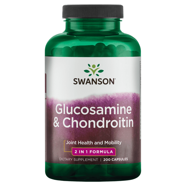 Swanson Glucosamine and Chondroitin 200 Capsules