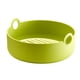 thumbnail image 1 of Recipiente Silicona para Freidora Aire Recipiente para Hornear en Microondas Cuencos para Ensalada Frutas (redondo Verde), 1 of 9