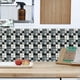 thumbnail image 4 of Azulejos Pegatinas De Pared Autoadhesivas 3D Papel Tapiz Extraíble A Prueba De Aceite Para Baño De Cocina Serendint HA043543-01, 4 of 6