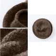 thumbnail image 3 of Boinas de cachemira, gorros de lana merino cálidos para mujer, gorro de punto de moda para invierno, 3 of 5
