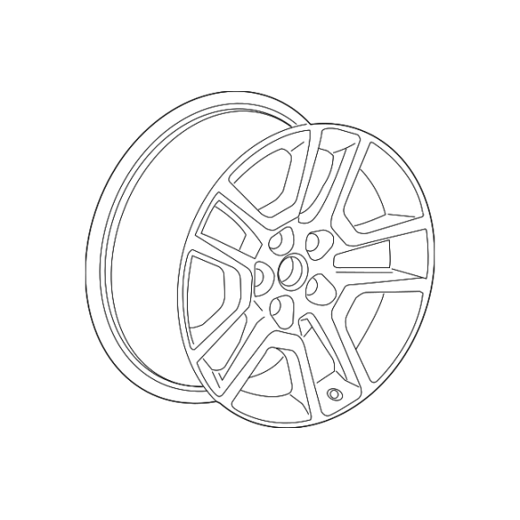 Genuine GM Wheel, Alloy 23483622