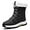 Black, variant on Fur Lined Winter Boots for Women - Waterproof Snow Booties with Anti-Slip Sole, Comfortable Outdoor Walking Shoes