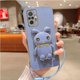 thumbnail image 1 of Note10 Correa De Conejo Chapado Teléfono Funda Para Titular Xiaomi Redmi Note 10 Pro Max 10s Nota 10 4G 5G Redmi10 10C 10A Soporte Cubierta Trasera, 1 of 4