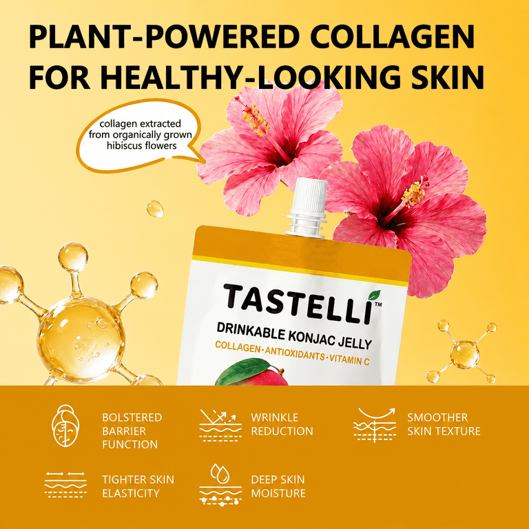Tastelli Konjac Jelly Drink, Mango Pineapple 150mL x 10 Pouches