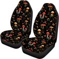 thumbnail image 5 of Pzuqiu Car Seat Covers Full Set Breathable Polyester, Compatible with SUV Seats Automotive Seats, for Sedans Most Sedans, Enchanted Mushroom Forest, 5 of 10