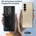 thumbnail image 6 of ELEHOLD Case Samsung Galaxy Z Fold 6,Case with Pen & Pen Holder with Kickstand & Hinge Protection,Protective Case Cover with Screen Protector,Black, 6 of 8