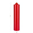 thumbnail image 2 of Mega Candles 3 pcs Unscented Red Dome Top Round Pillar Candle, Hand Poured Premium Wax Candles 2 Inch x 9 Inch, Home Décor, Wedding Receptions, Baby Showers, Birthdays, Celebrations, Party & More, 2 of 2