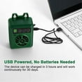 thumbnail image 5 of Anti Barking Device, Dog Barking Control Device, Rechargeable Ultrasonic Dog Bark Deterrent Pet Training Tool-green, 5 of 5
