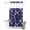 Blue, variant on No Hook Shower Curtain, Navy Blue Coastal Shower Curtains for Bathroom with See Through Top Window, Summer Beach Ocean Coral Shell Starfish Waterproof & Washable Bath Curtain Stand Up Stall 36"x72"