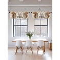 thumbnail image 3 of Squirrel Hello Fall Kitchen Curtain Valances for Windows Farmhouse Short Curtains, Maple Leaf Thanksgiving Rustic Rod Pocket Valance Curtain for Bedroom Cafe Living Room 54"x18", 3 of 8
