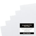 thumbnail image 2 of Harmony Paper Inkjet Printable Glitter Cardstock 8.5"X11"-Crystal White, 280gsm, 2 of 3