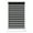 Black, variant on Regal Living Cordless Light Filtering Zebra Polyester Roller Shades, White - 27" W x 72" L