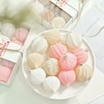 thumbnail image 2 of KAMUGO Juego de Adornos para Bolas de Árbol de Navidad, 12 Uds., Bola de Navidad de Terciopelo de 2,36 Pulgadas, Decoración Navideña de Camello Blanco Rosa, 2 of 6
