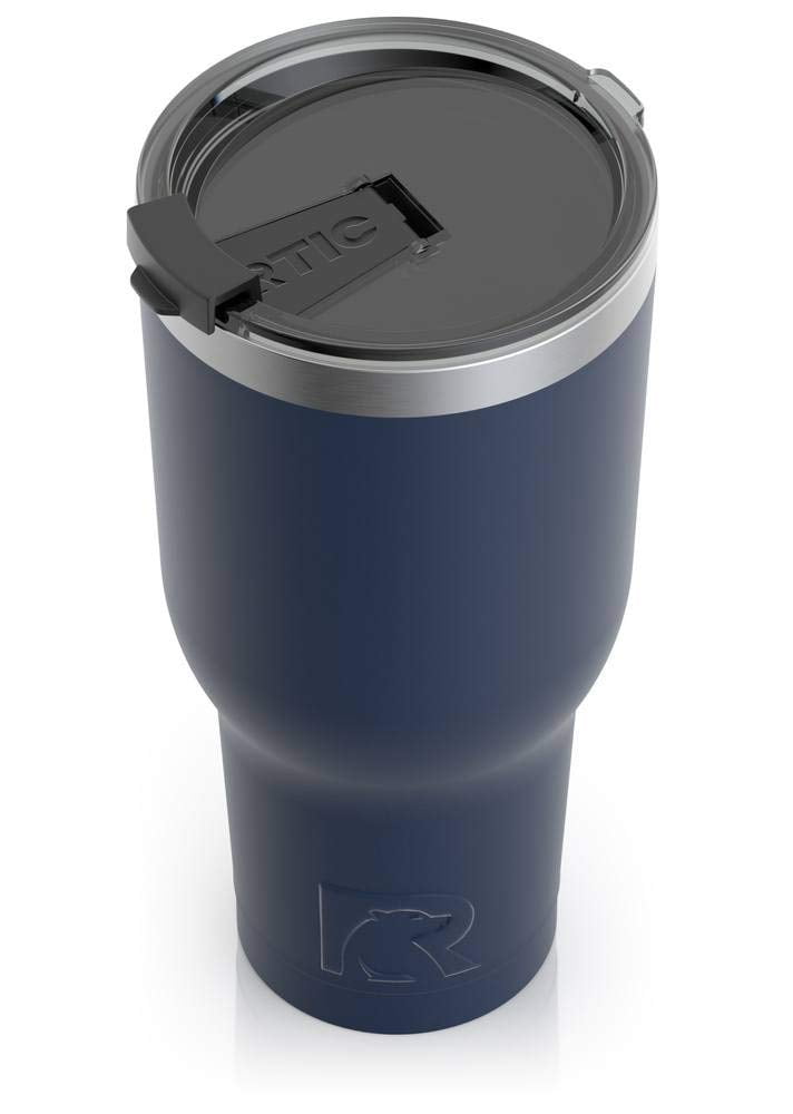  RTIC 40 oz Road Trip Tumbler Double-Walled Insulated Stainless  Steel Portable Travel Coffee Mug Cup with Lid, Handle and Straw, Sage: Home  & Kitchen