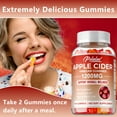 thumbnail image 4 of Apple Cider Vinegar Gummies 1200mg - for Bloating, Digestion & Metabolism - 60 Count, 4 of 6