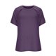 thumbnail image 5 of TaTaai Women’s Casual Round Neck Button Blouse Short Sleeve Raglan Loose Fit Solid Color Ribbed Texture T Shirts Soft Polyester Summer Holiday Wear Gift, 5 of 9