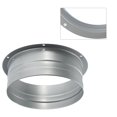 thumbnail image 3 of 3-8 Inch Metal Flange Vent Pipe Fitting for Wall Air Hose Adapter, 3 of 8